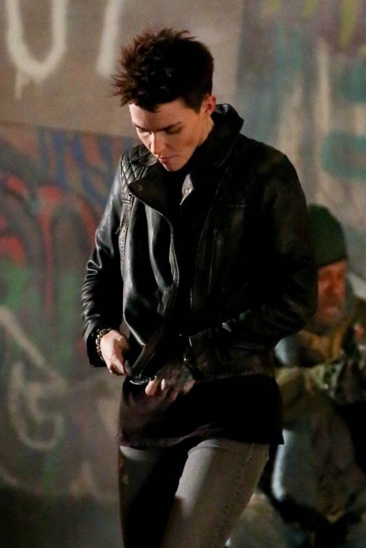 RUBY ROSE as Batwoman for DC’s New TV Pilot in Chicago 03/30/2019