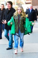 SABRINA CARPENTER Out and About in New York 03/12/2019