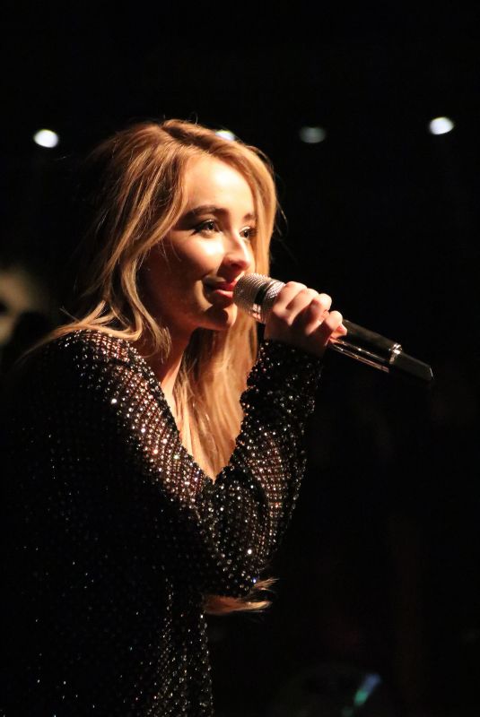 SABRINA CARPENTER Performs at Paradise Rock Club in Boston 03/08/2019