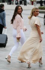 SAM and BILLIE FAIERS Leaves ITV Studios in London 03/27/2019