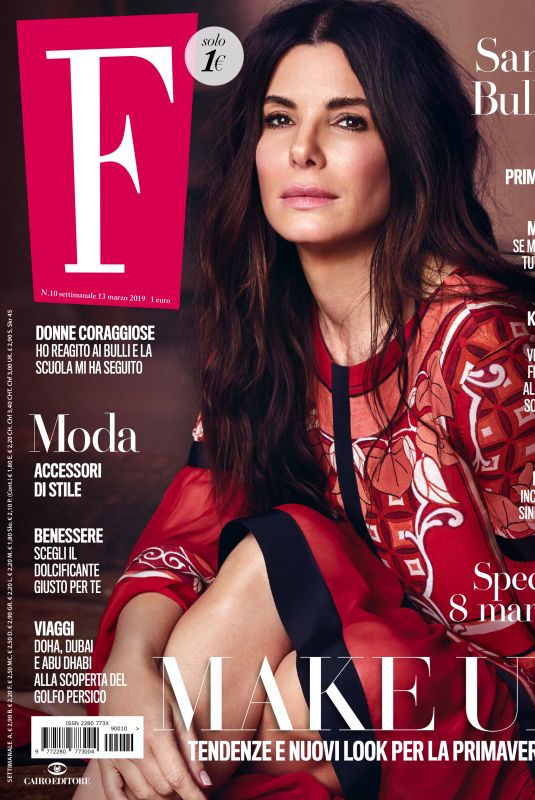 SANDRA BULLOCK in F Magazine, March 2019