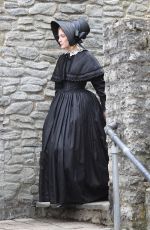 SAOIRSE RONAN on the Set of Ammonite in Lyme Regis 03/11/2019