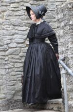 SAOIRSE RONAN on the Set of Ammonite in Lyme Regis 03/11/2019