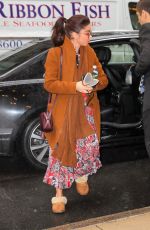 SARAH HYLAND Arrives at Her Hotel in New York 03/01/2019