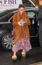 SARAH HYLAND Arrives at Her Hotel in New York 03/01/2019