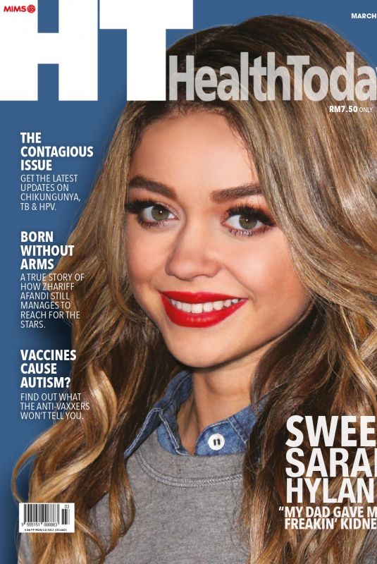 SARAH HYLAND in Health Today Magazine, Malaysia March 2019