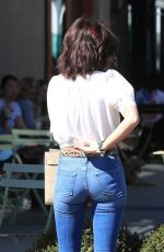 SARAH HYLAND in Jeans Leaves Nine Zero One Salon in West Hollywood 03/16/2019