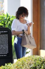 SARAH HYLAND in Jeans Leaves Nine Zero One Salon in West Hollywood 03/16/2019