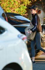 SARAH HYLAND Leaves Gelson