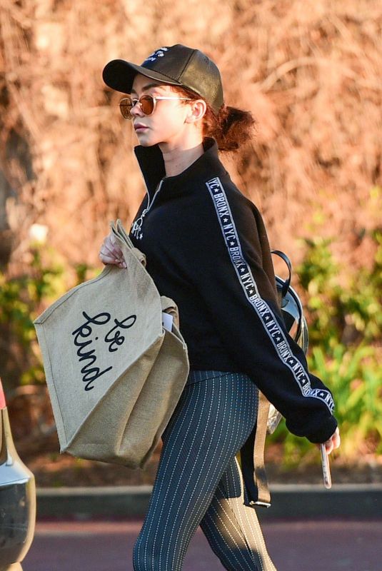 SARAH HYLAND Leaves Gelson