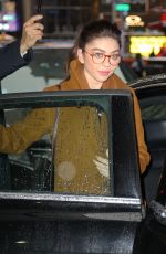 SARAH HYLAND Leaves Good Morning America in New York 03/01/2019