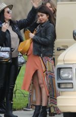 SARAH HYLAND on the Set Modern Family, Season 10 in Los Angeles 03/06/2019