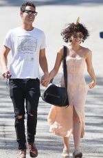SARAH HYLAND Out and About in Hollywood 03/30/2019