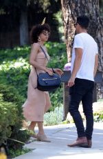 SARAH HYLAND Out and About in Hollywood 03/30/2019