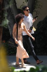 SARAH HYLAND Out and About in Hollywood 03/30/2019