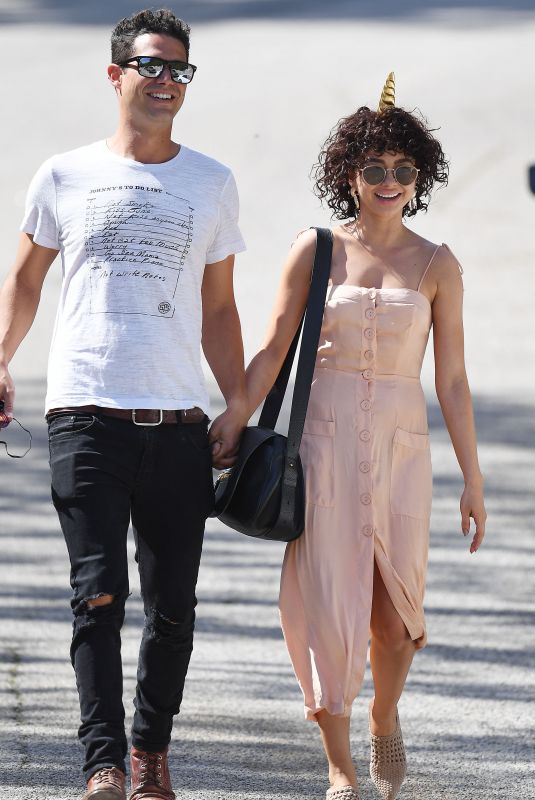 SARAH HYLAND Out and About in Hollywood 03/30/2019