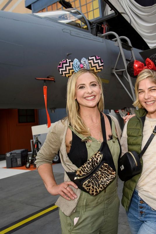 SARAH MICHELLE GELLAR and SELMA BLAIR at Disneyland in Anaheim 03/28/2019
