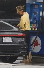 SARAH PAULSON at a Gas Station in Los Angeles 03/02/2019