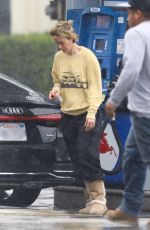 SARAH PAULSON at a Gas Station in Los Angeles 03/02/2019