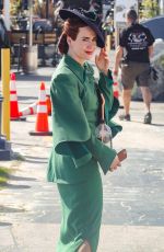 SARAH PAULSON on the Set of Ratched in Los Angeles 03/26/2019
