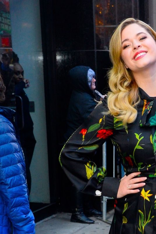 SASHA PIETERSE Arrives at Good Morning America in New York 03/20/2019