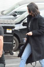 SELENA GOMEZ Arrives at a Music Studio in Los Angeles 02/28/2019