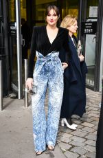 SHAILENE WOODLEY Leaves Balmain Show at Paris Fashion Week 03/01/2019
