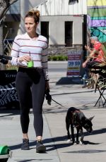SHANTEL VANSANTEN and Her Dog at Alfred in Los Angeles 03/14/2019