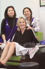 SHARON STONE at a Spa in Beverly Hills 03/26/2019