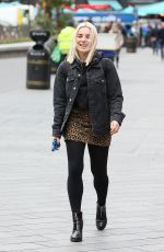 SIAN WELBY Arrives at Global Radio in London 03/15/2019