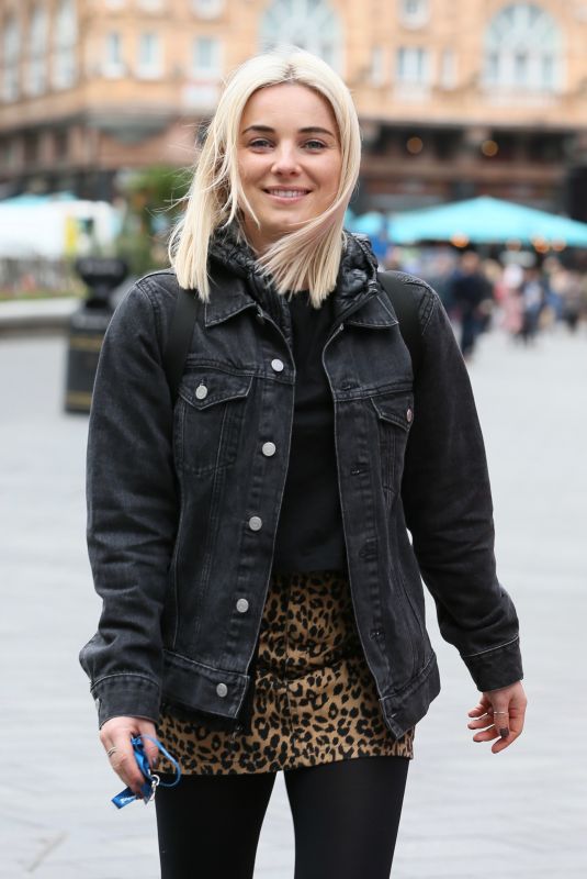 SIAN WELBY Arrives at Global Radio in London 03/15/2019