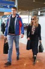 SIENNA MILLER at Charles De Gaulle Airport in Paris 03/04/2019