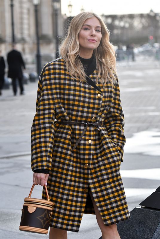 SIENNA MILLER at Louis Vuitton at Paris Fashion Week 03/05/2019