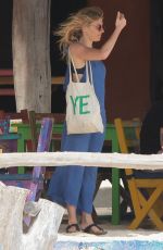 SIENNA MILLER Out on the Beach in Tulum 03/21/2019