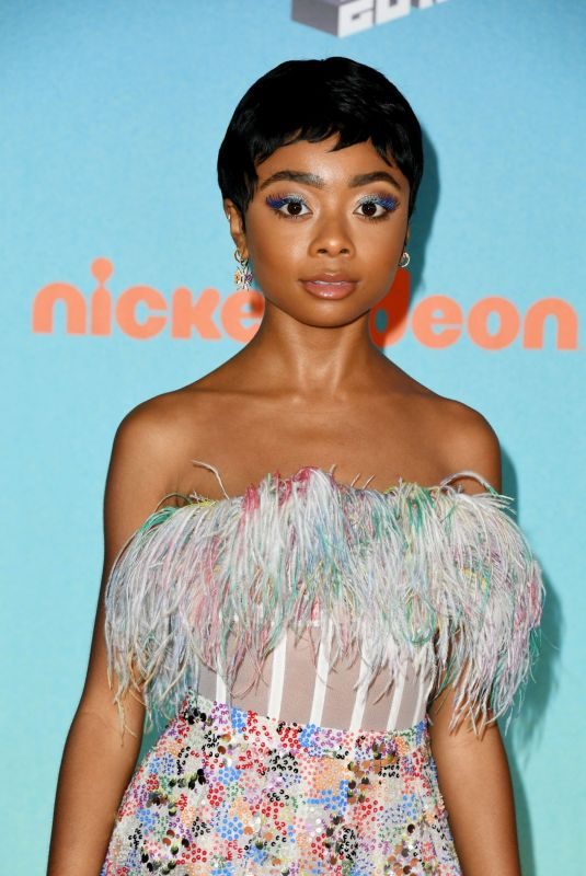 SKAI JACKSON at Nickelodeon’s Kids’ Choice Awards 2019 in Los Angeles 03/23/2019