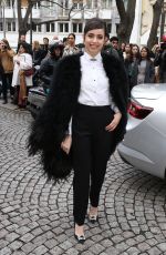SOFIA CARSON Arrives at Elie Saab Show at Paris Fashion Week 03/02/2019
