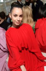 SOFIA CARSON at Valentino Fashion Show in Paris 03/02/2019