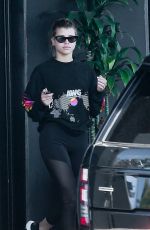 SOFIA RICHIE Leaves a Gym in Los Angeles 03/07/2019