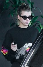 SOFIA RICHIE Leaves a Gym in Los Angeles 03/07/2019