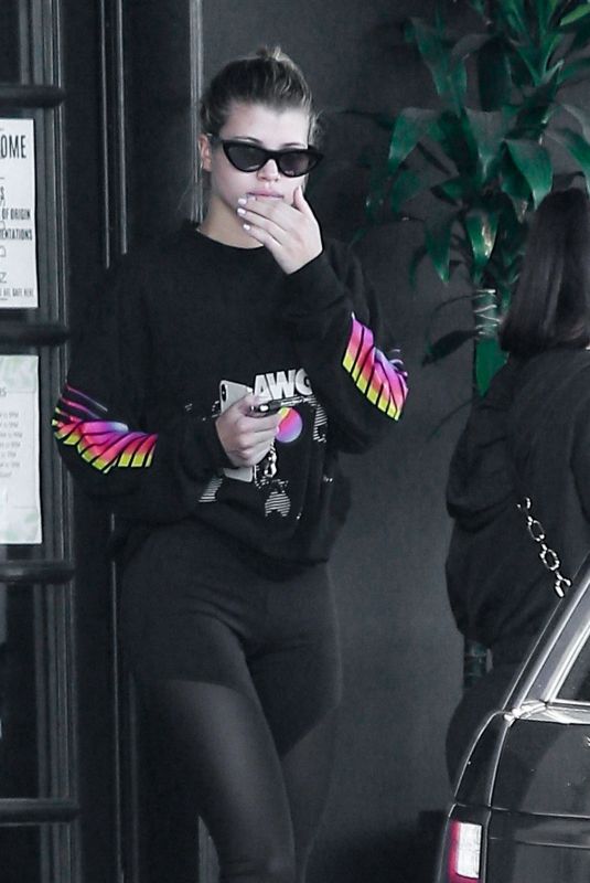 SOFIA RICHIE Leaves a Gym in Los Angeles 03/07/2019
