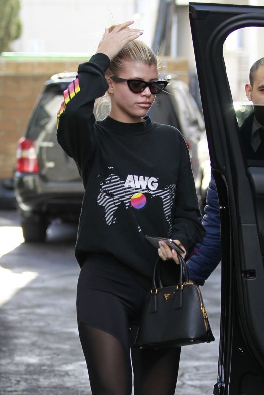 SOFIA RICHIE Leaves a Gym in Los Angeles 03/08/2019