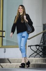 SOFIA VERGARA Leaves Saks Fifth Avenue in Los Angeles 03/29/2019