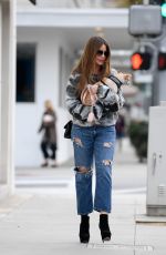 SOFIA VERGARA Out with Her Dog in Beverly Hills 03/03/2019