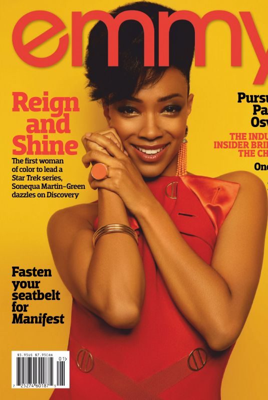 SONEQUA MARTIN GREEN in Emmy Magazine, February 2019