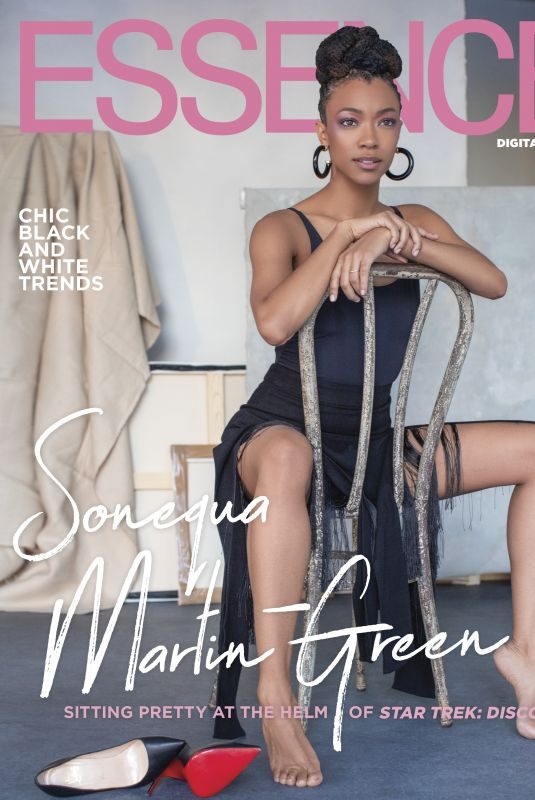 SONEQUA MARTIN GREEN in Essence Magazine, 2019