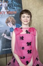 SOPHIA LILLIS at Nancy Drew and the Hidden Staircase Premiere in Century City 03/10/2019