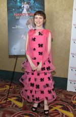 SOPHIA LILLIS at Nancy Drew and the Hidden Staircase Premiere in Century City 03/10/2019