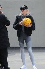 SOPHIE TURNER and Joe Jonas at a Basketball Photoshoot in New York 03/14/2019