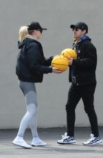 SOPHIE TURNER and Joe Jonas at a Basketball Photoshoot in New York 03/14/2019