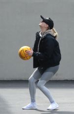 SOPHIE TURNER and Joe Jonas at a Basketball Photoshoot in New York 03/14/2019